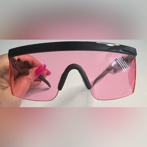 NWOT Pink Visor Sunglasses